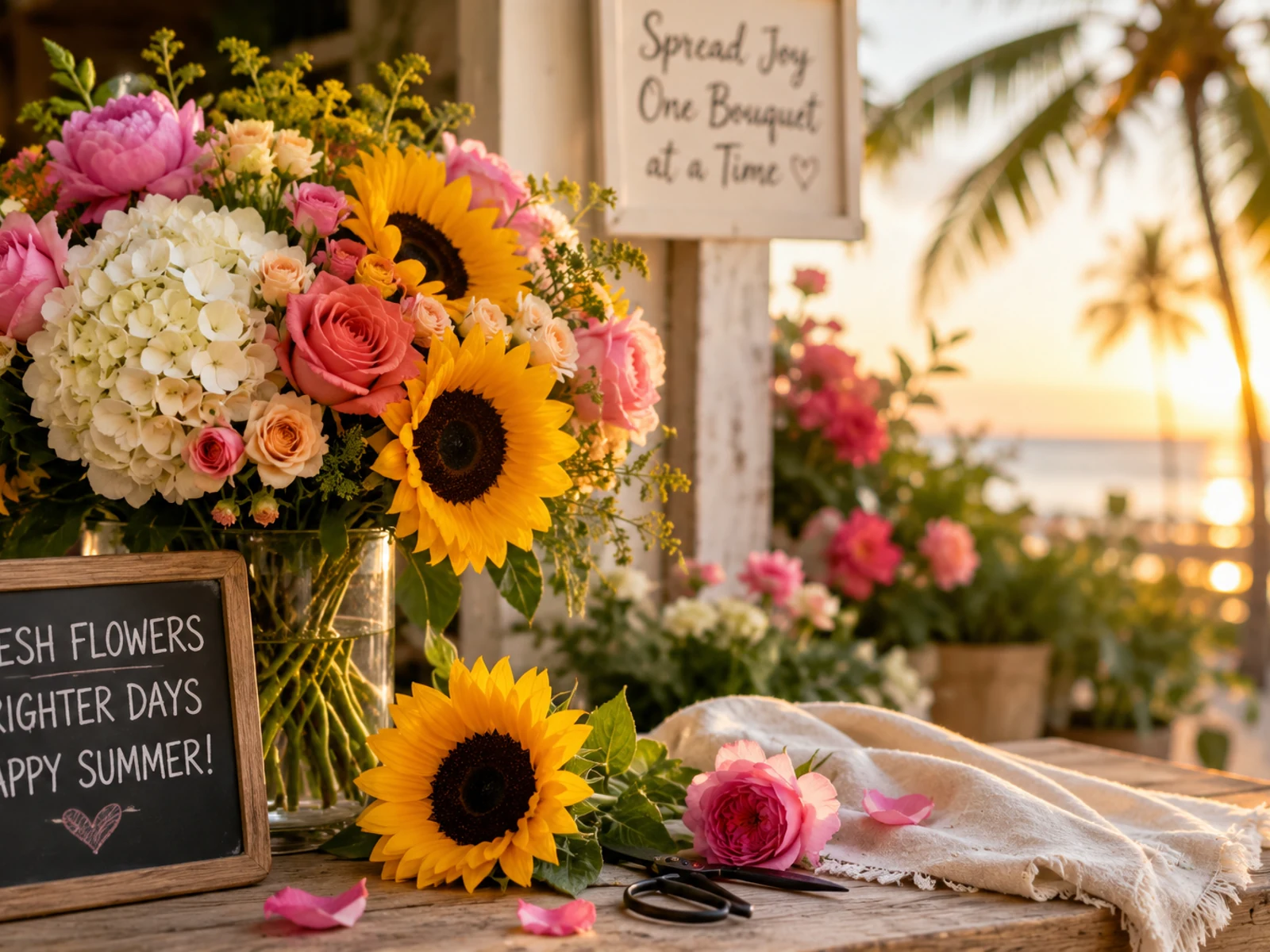 Fresh seasonal wholesale bouquets