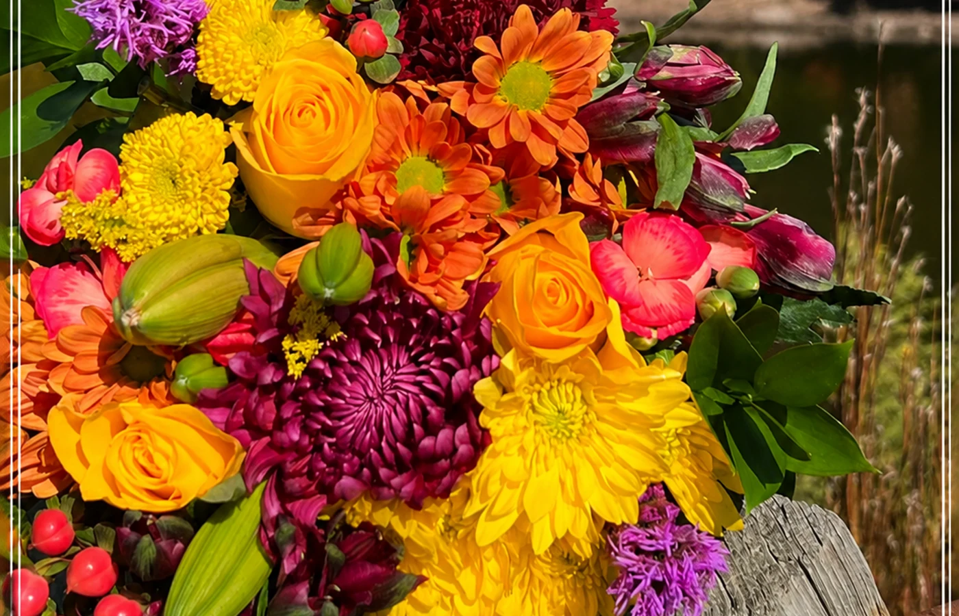 Fresh flowers featured in weekly specials